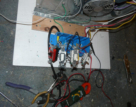 blower door wiring