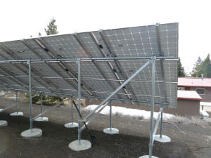 PV array ground mount system