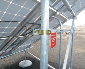 PV Equipment mount detail