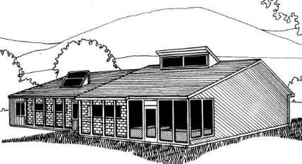 passive solar home