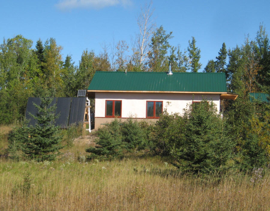 sandbed heat storage house in MN