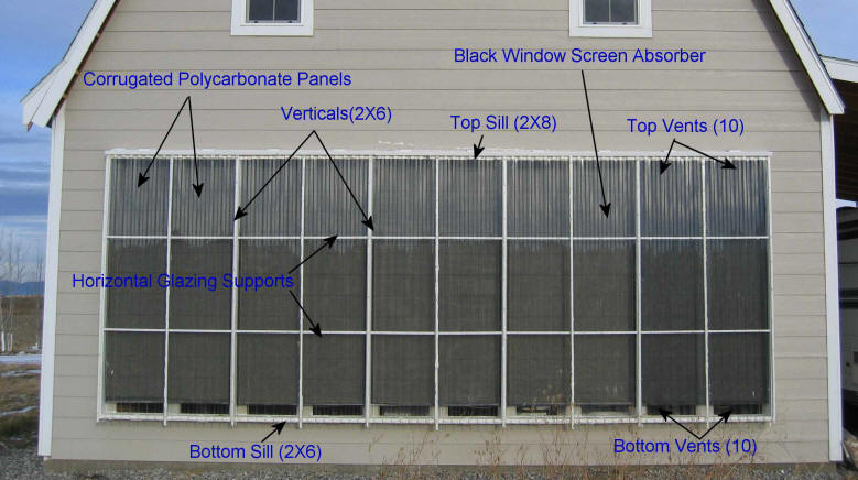 shop heating solar collector